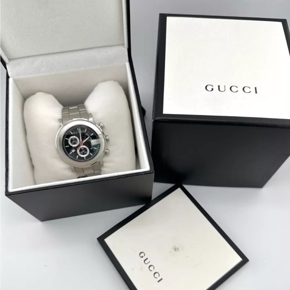 Gucci Men's Series Black Dial Watch - YA101309 - Picture 2 of 5